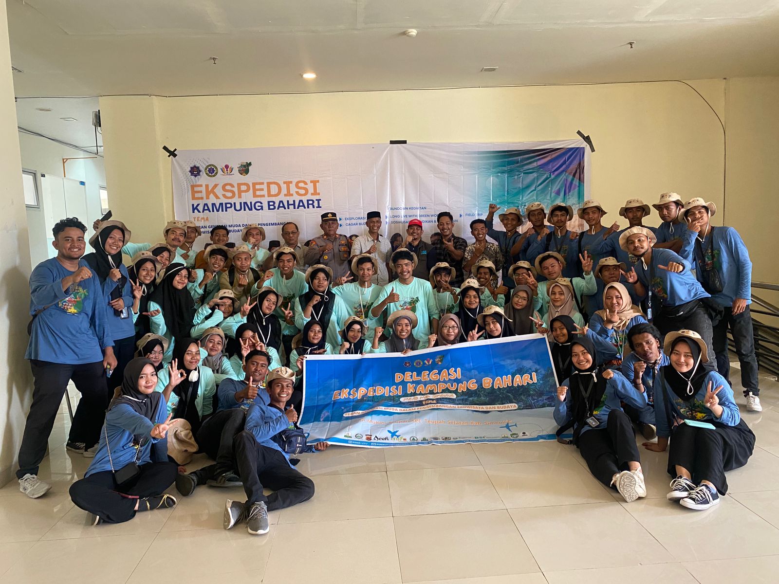 Kabagops Polres Simeulue Hadiri Penyambutan dan Pelepasan Kegiatan Nasional Ekspedisi Kampung Bahari 2023.