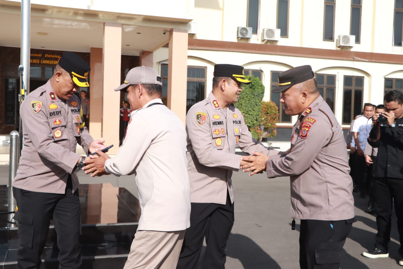 Kapolres Lhokseumawe Gelar Halal Bihalal dengan Personel Usai Apel