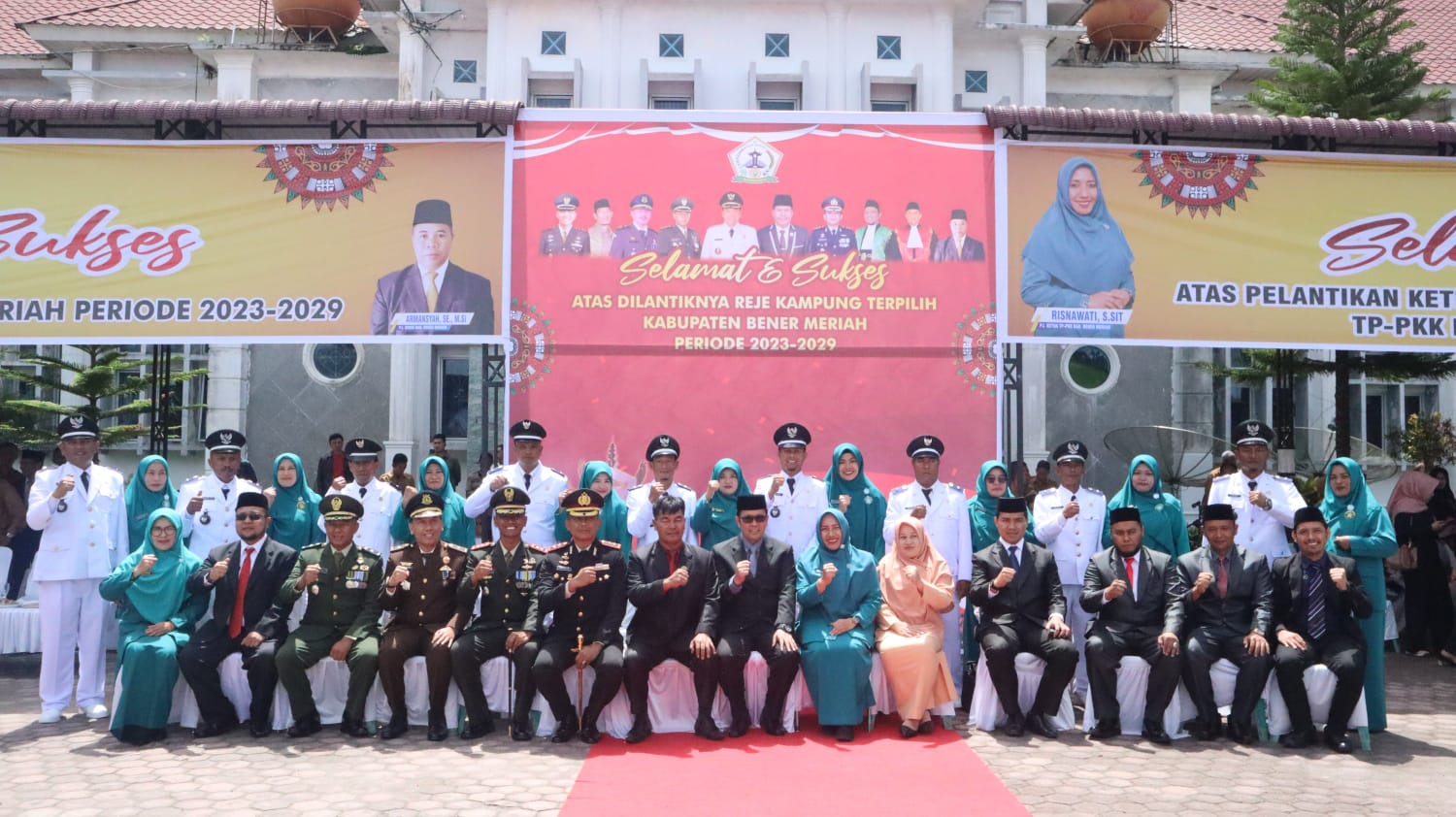 Kapolres Bener Meriah Hadiri Acara Pelantikan Reje Kampung Terpilih Di Kabupaten Bener Meriah