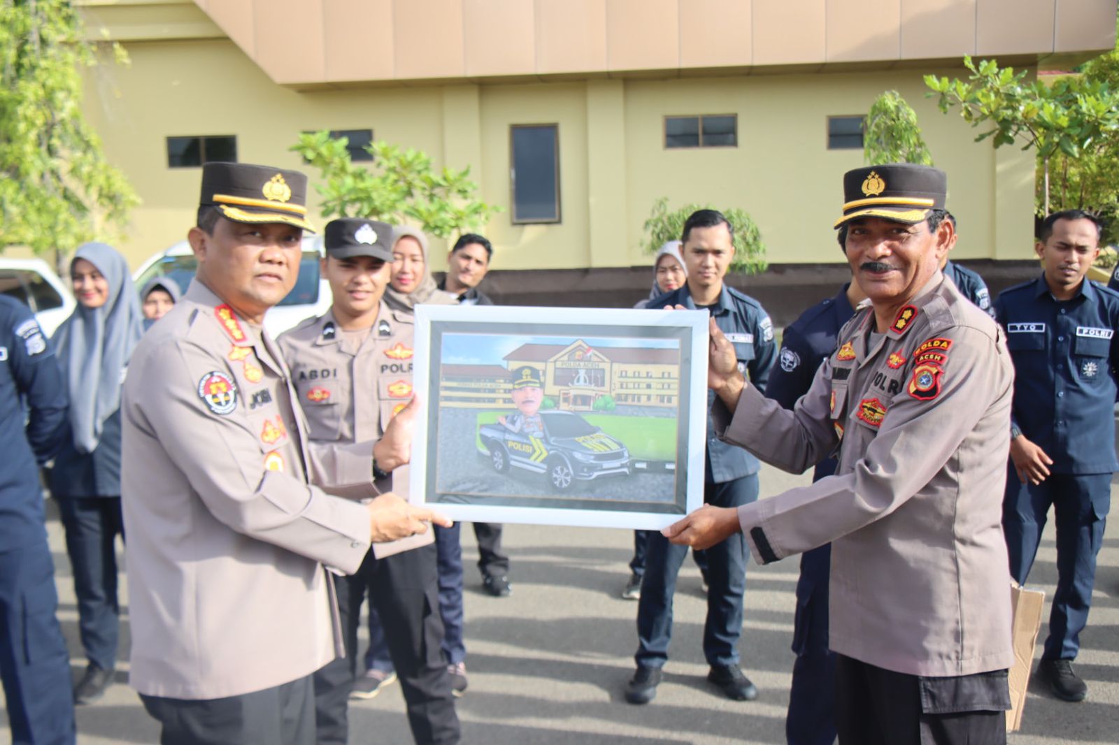 Kabid Humas Polda Aceh Lepas Kasubbid PID Memasuki Purna Bhakti