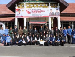 Kapolres Aceh Tengah, di wakili Wakapolres Hadiri Upacara Hari Lahir Pancasila