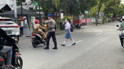 Personel Polda Aceh Lakukan Strong Point Sangat Bermanfaat Bagi Masyarakat