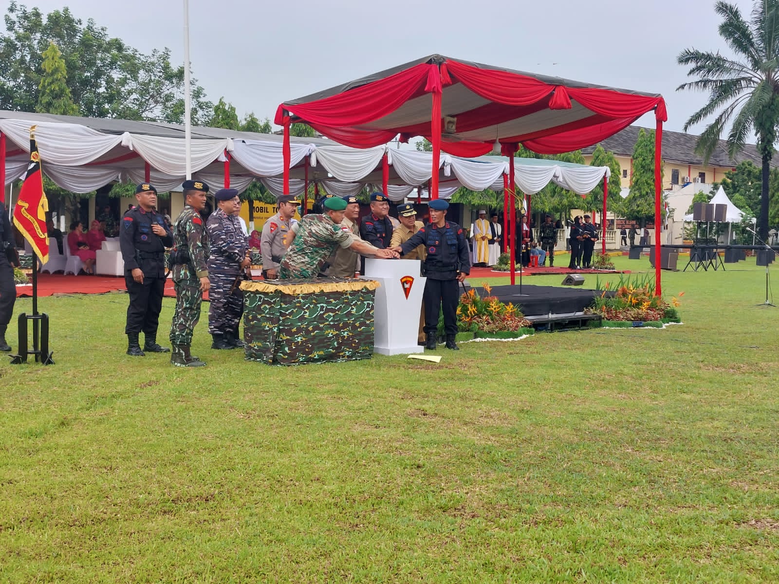 Wakapolda Aceh Hadiri Upacara Peresmian Mako Pasukan Brimob I Korbrimob Polri