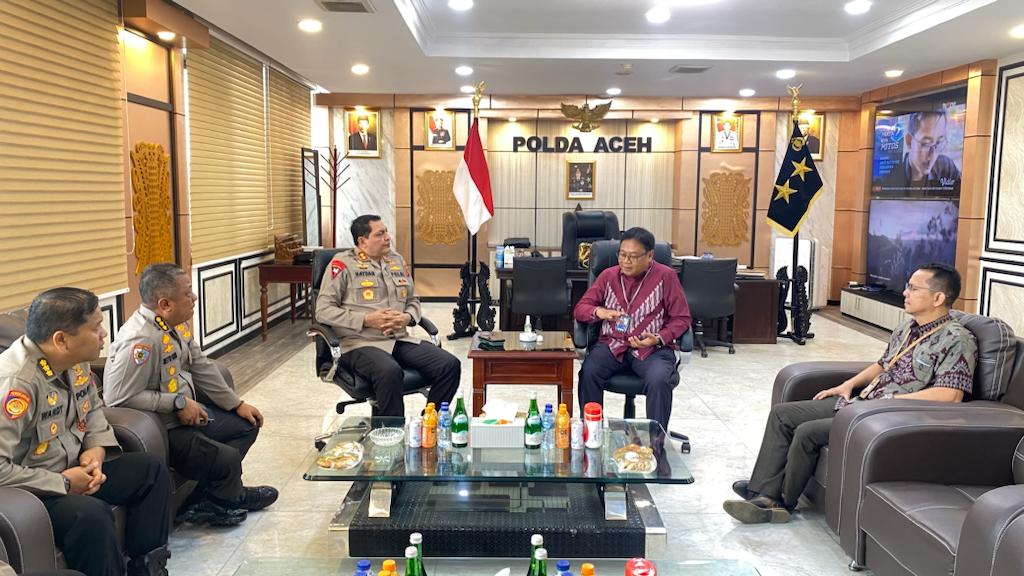 Kapolda Aceh Terima Audiensi Kepala BI Provinsi Aceh.