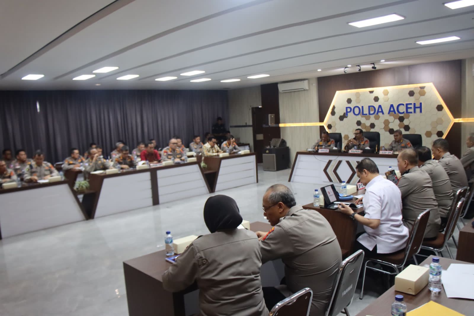 Jelang Hari Ke 77 Bhayangkara , Wakapolda Aceh Pimpin Rapat Kesiapan Panitia.