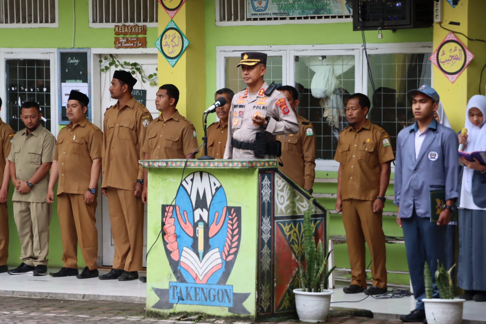 AKBP Dody Indra Eka Putra Jadi Irup di SMA Negeri 1 Takengon.