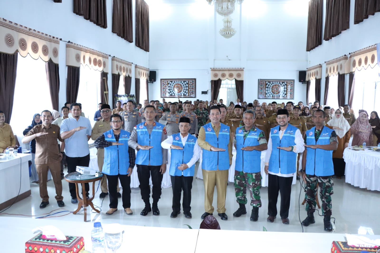 Kapolres Bener Meriah Hadiri Rapat Koordinasi TPPS Dengan Mitra Kerja Lainnya.