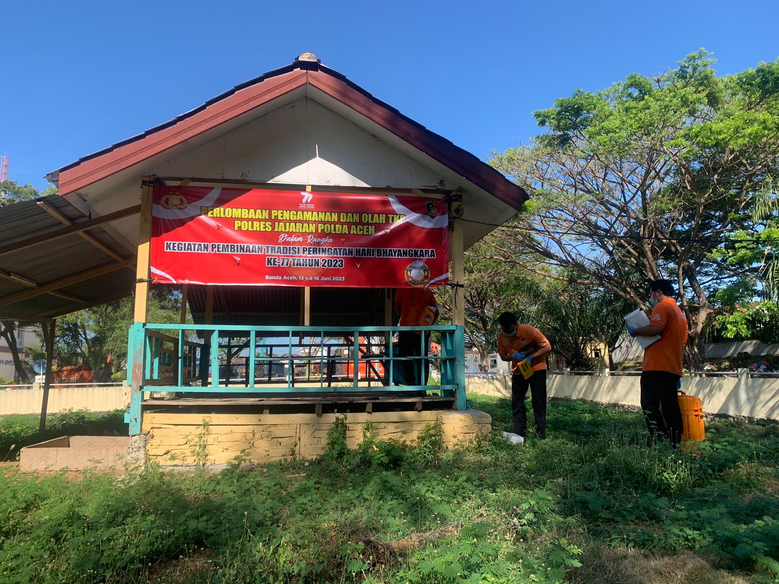 Ditreskrimum Polda Aceh Gelar Lomba Pengamanan Dan Olah TKP.