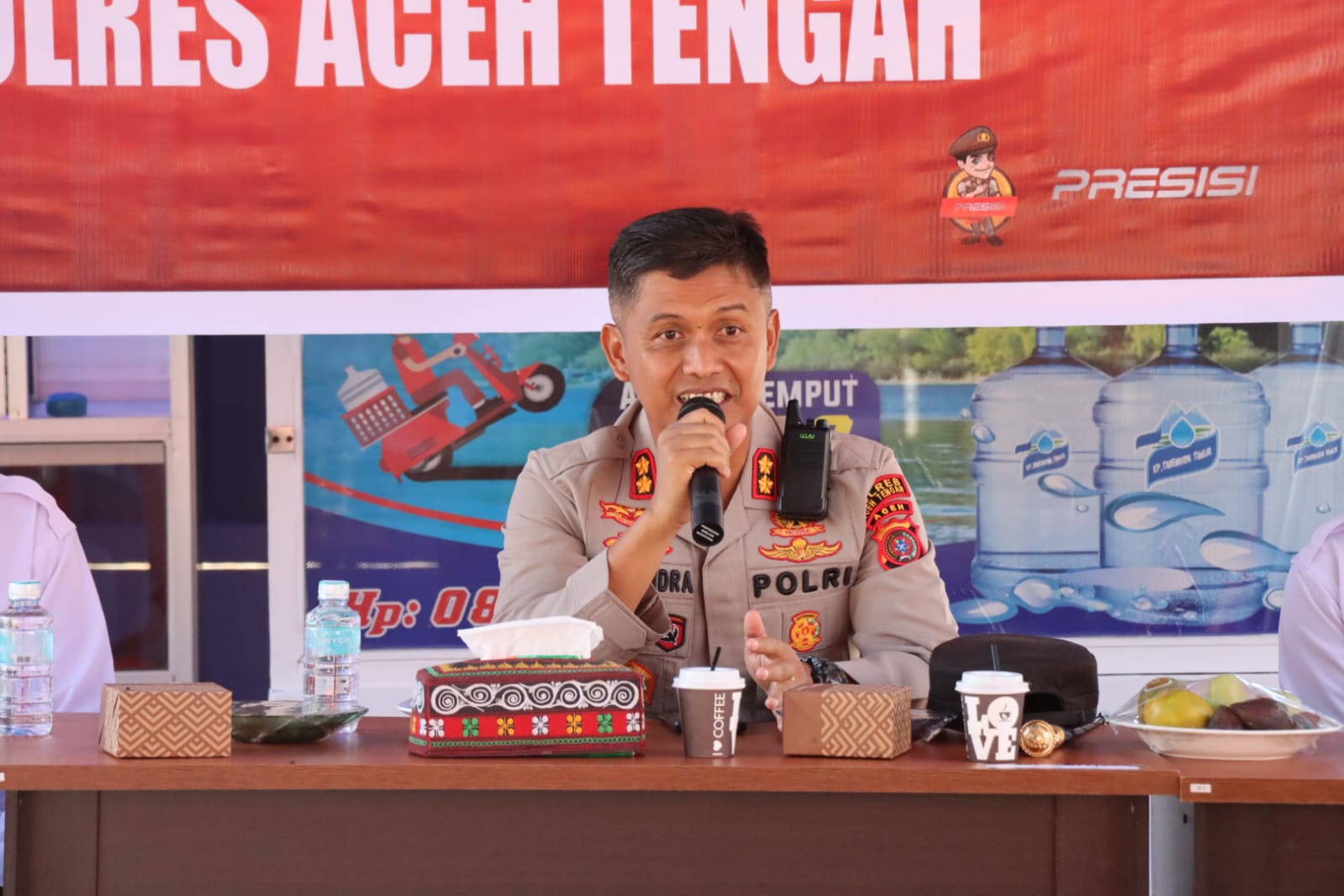 Jumat Curhat Di Takengon Timur, Kapolres Ajak Masyarakat Jaga Kamtibmas Serta Tidak Membakar Hutan Dan Lahan