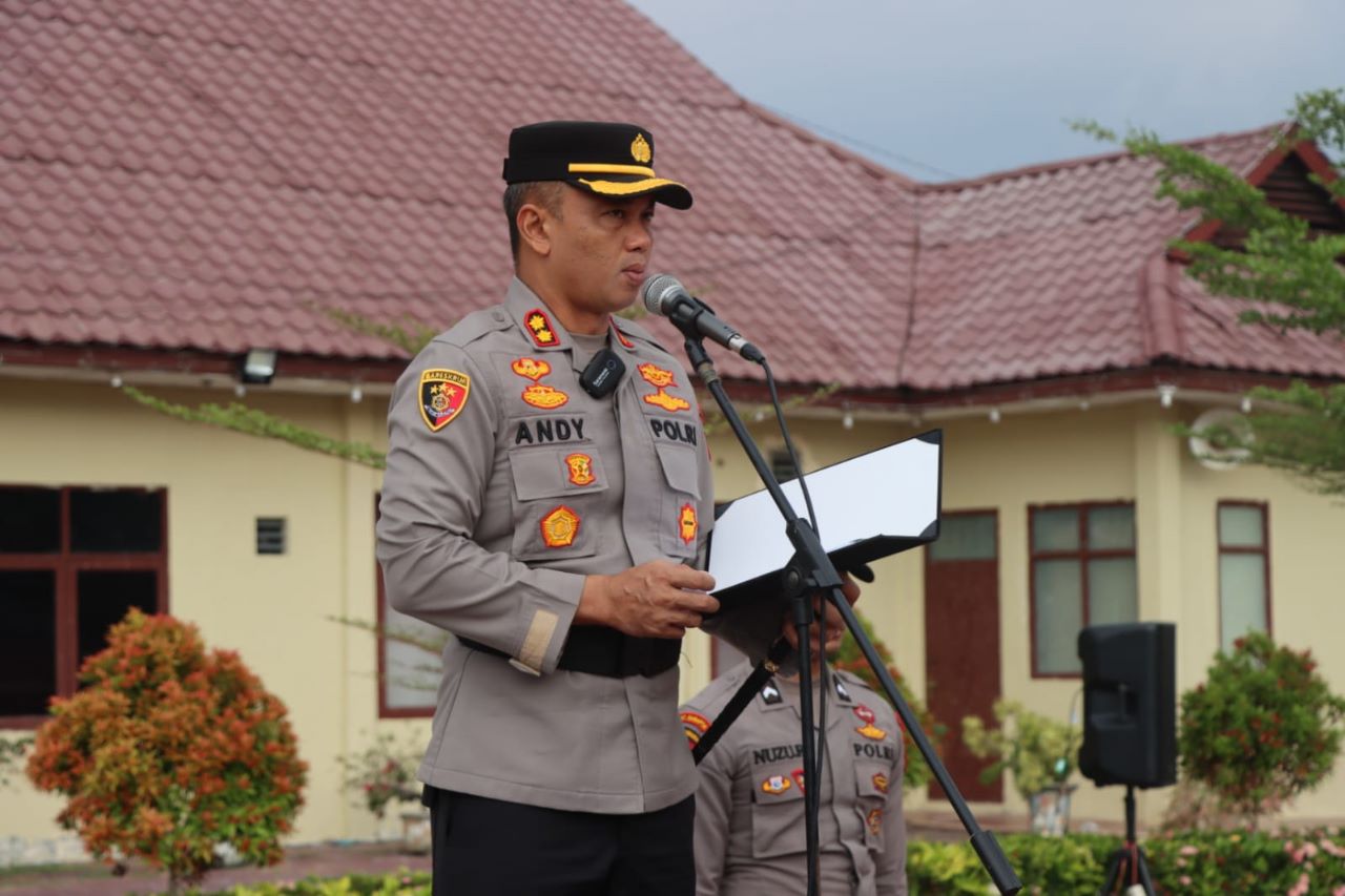 Wujudkan Pam Swakarsa Mandiri, Polres Aceh Timur Gelar Apel Satkamling