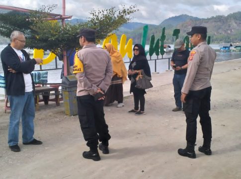 Pesan Kamtibmas Di Sampaikan Polsek Kota Takengon Saat Berpatroli Di Kampung Mendale