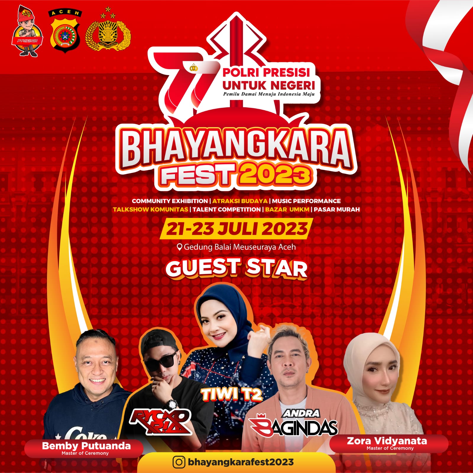 Polda Aceh akan Gelar Bhayangkara Fest 2023, Ini Jadwalnya!