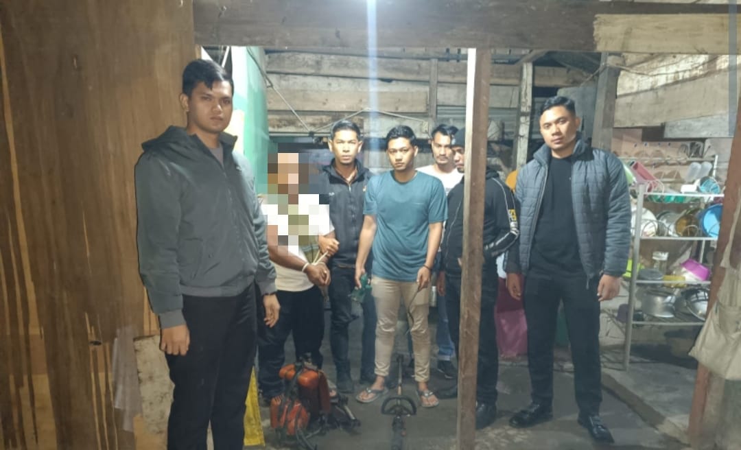 Kurang Dari Dua Jam Satreskrim Polres Bener Meriah Berhasil Bekuk Diduga Pelaku Pencurian