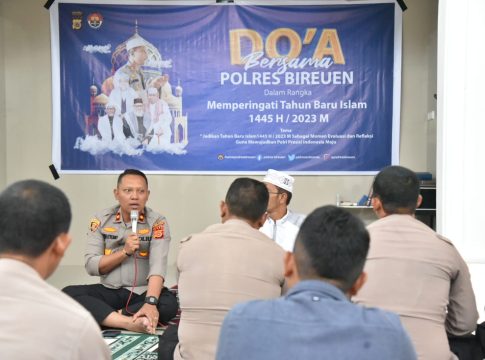 Polres Bireuen Gelar Do’a Bersama Peringati Tahun Baru Islam 1445 H