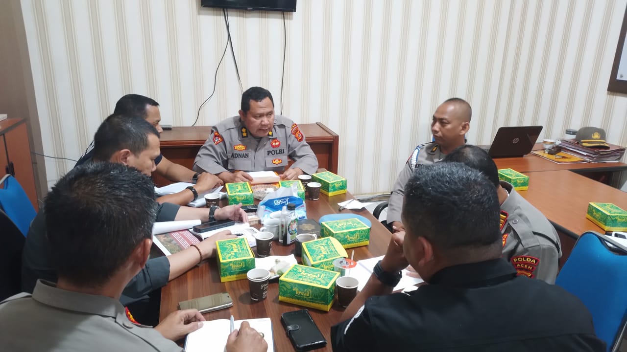 Polda Aceh Gelar Rakor Persiapan Pelaksanaan Operasi Karhutla Seulawah 2023