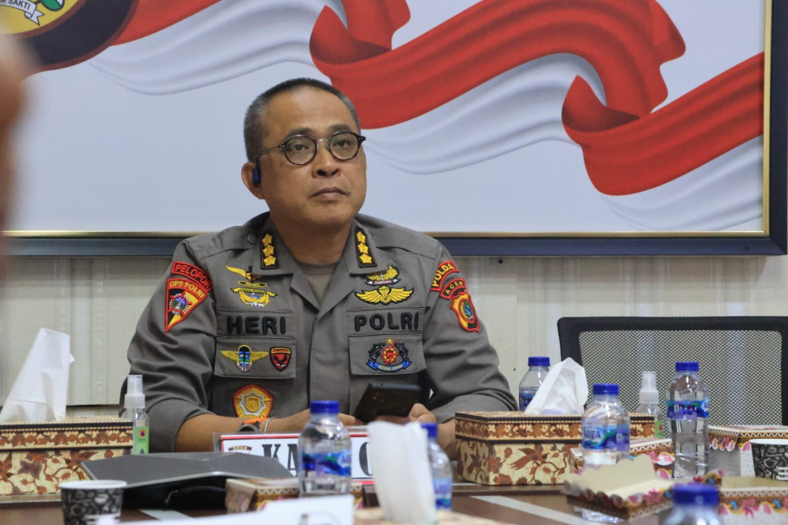 Karo Ops Polda Aceh Buka Latpraops Karhutla Seulawah 2023