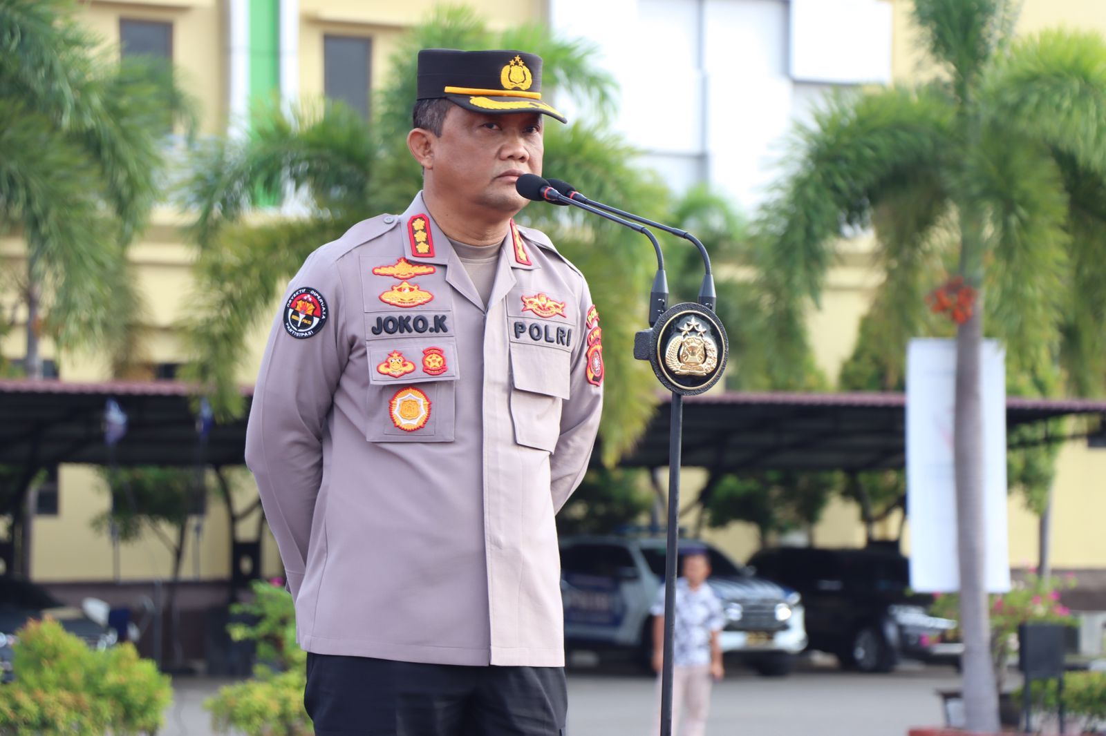 Kabid Humas Polda Aceh Pimpin Apel Pagi
