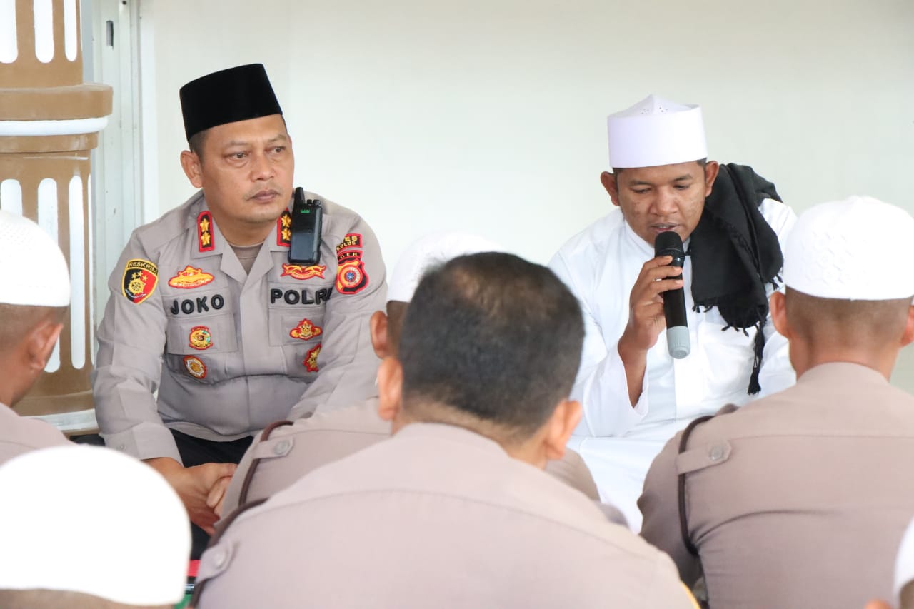 Peringatan 1 Muharram 1445 Hijriah, Polres Simeulue Gelar Tausiyah