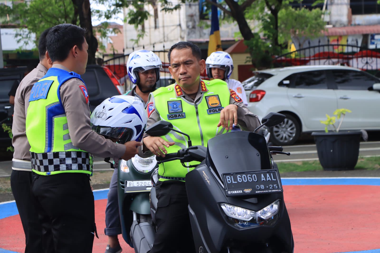 Dirlantas Polda Aceh Launching Lintasan Baru Uji Praktik SIM