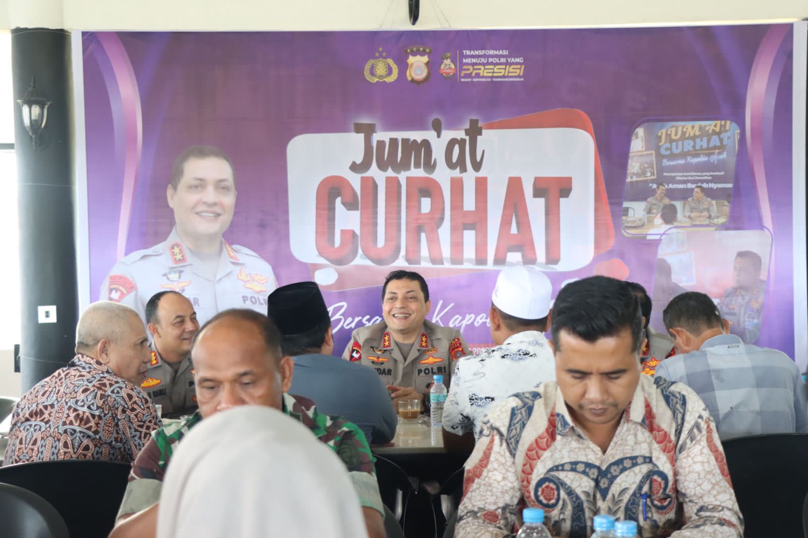 Kapolda dan Wakapolda Aceh Tampung Keluhan Masyarakat Secara Langsung