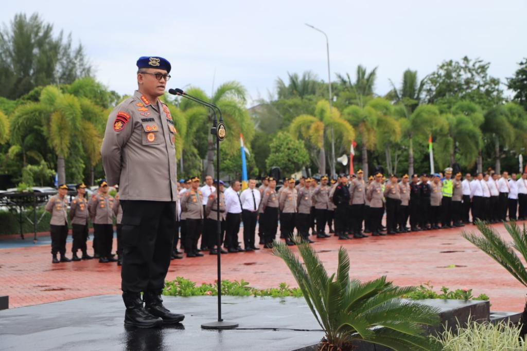 Dirpolairud Polda Aceh Pimpin Apel Pagi