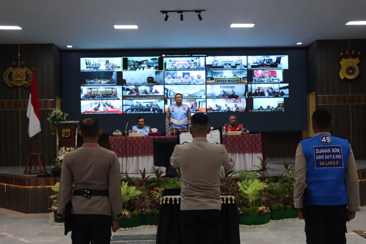 Kapolda Aceh Pimpin Pengambilan Sumpah dan Pakta Integritas Panitia Seleksi PAG dan SBP