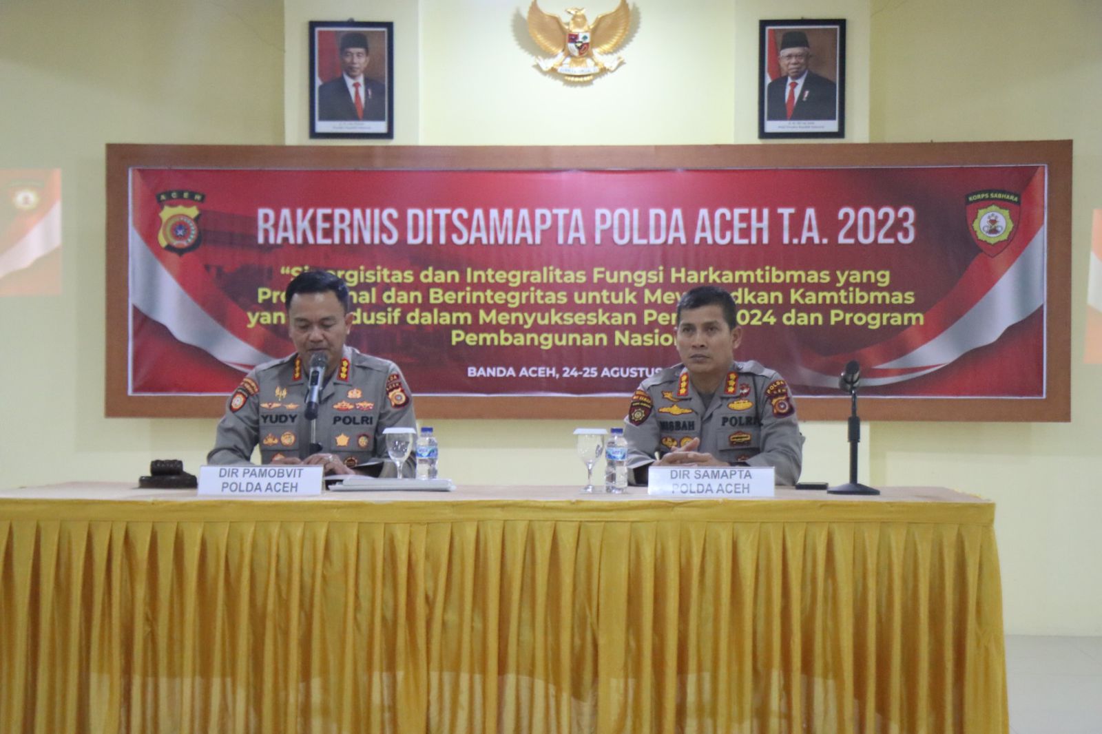 Dirsamapta Polda Aceh Buka Rakernis Tahun 2023