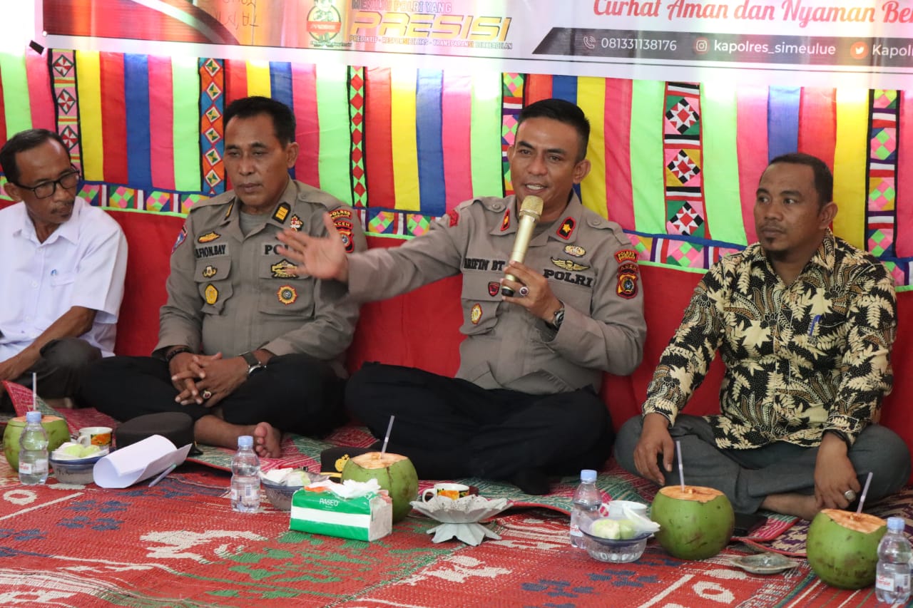 Jumat Curhat Polres Simeulue Di Desa Situbuk