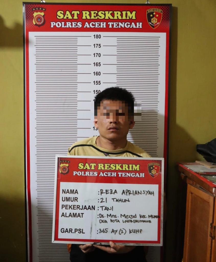 Tim Opsnal Sat reskrim Polres Aceh Tengah Kembali Amankan Satu Pelaku Penjambretan