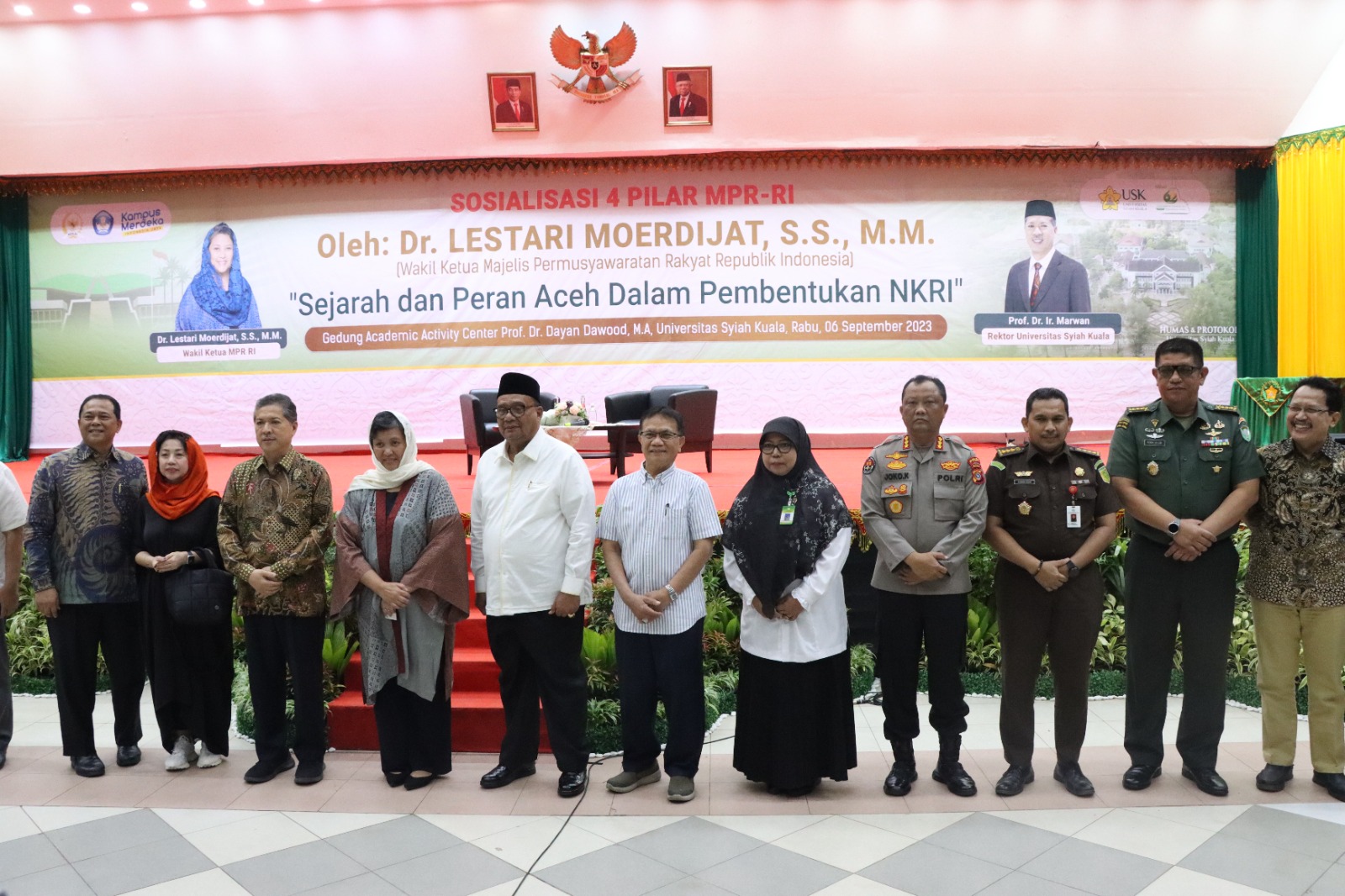 Kabid Humas Polda Aceh Hadiri Sosialisasi 4 Pilar MPR-RI
