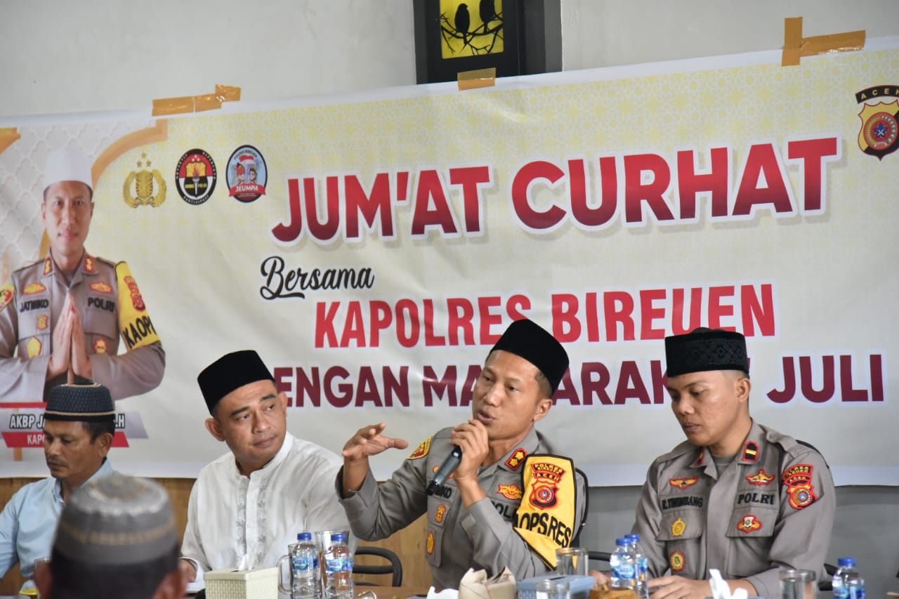 Kapolres Bireuen Imbau Masyarakat Tertib Lalu Lintas dan Cegah Peredaran Narkoba