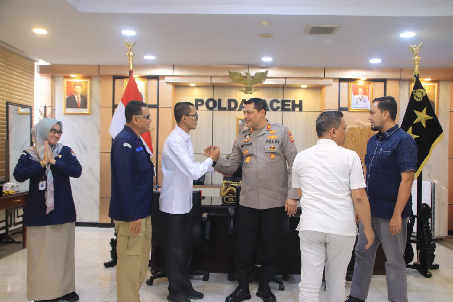 Ketua KIP Aceh Audiensi Dengan Kapolda Aceh