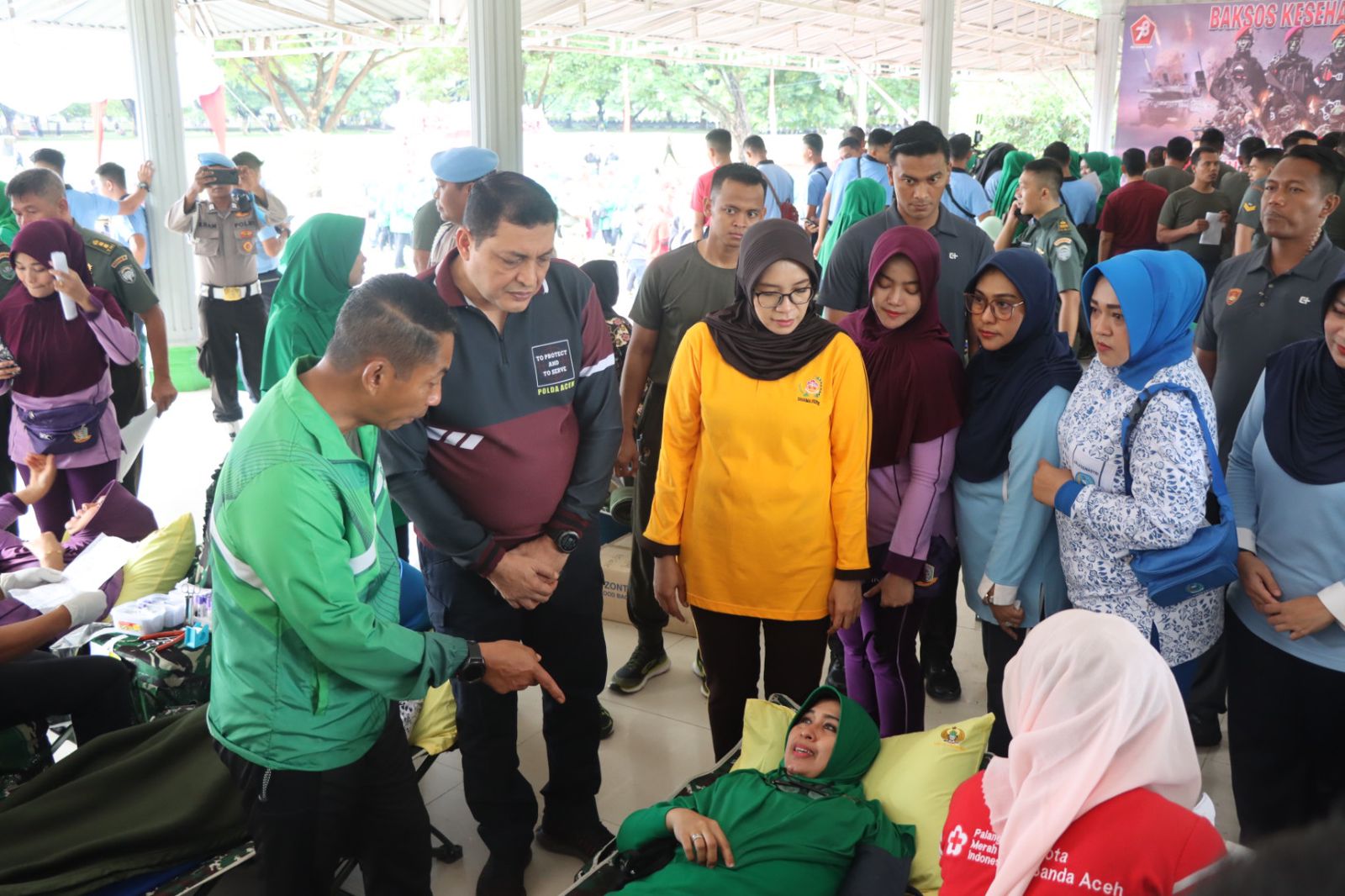 Kapolda Aceh Hadiri Bakti Kesehatan Yang Digelar Kodam IM