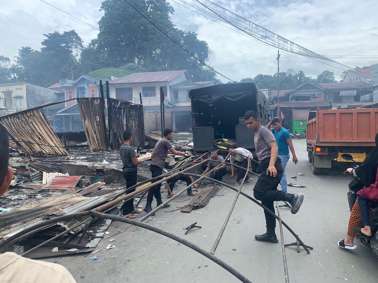 Polres Simeulue Polda Aceh Dirikan Posko Pengaduan Musibah Kebakaran