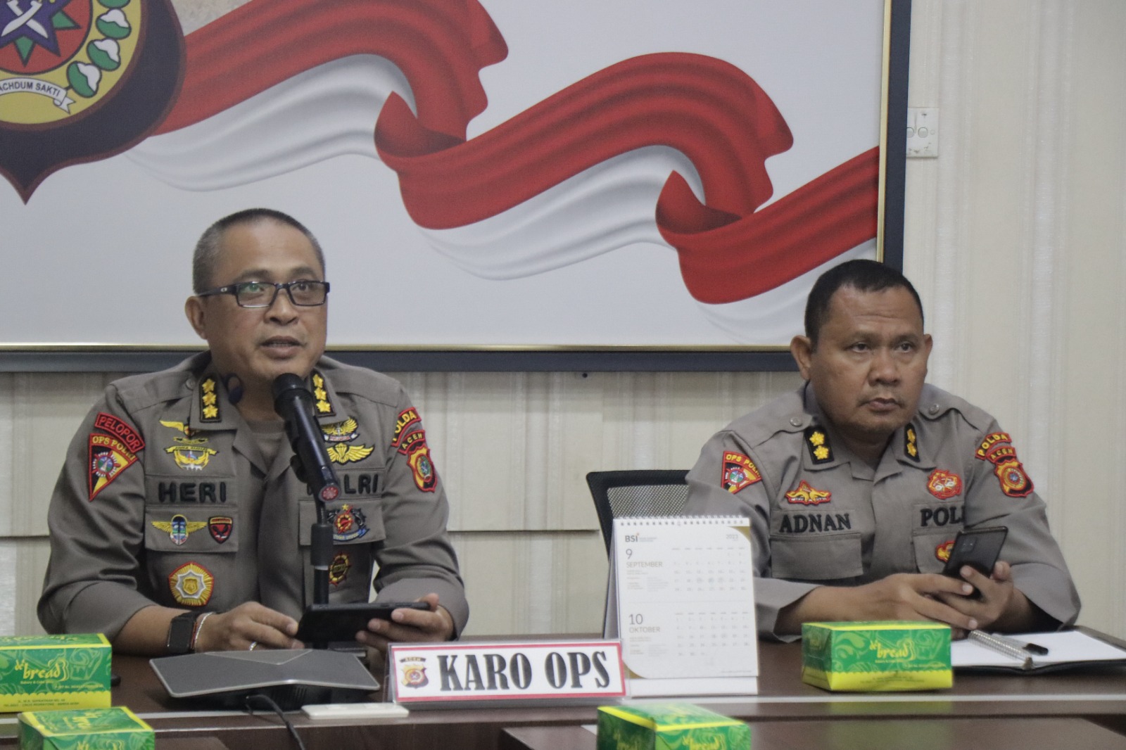 Karo Ops Polda Aceh Pimpin Rakor Operasi Mantap Brata Seulawah 2023-2024
