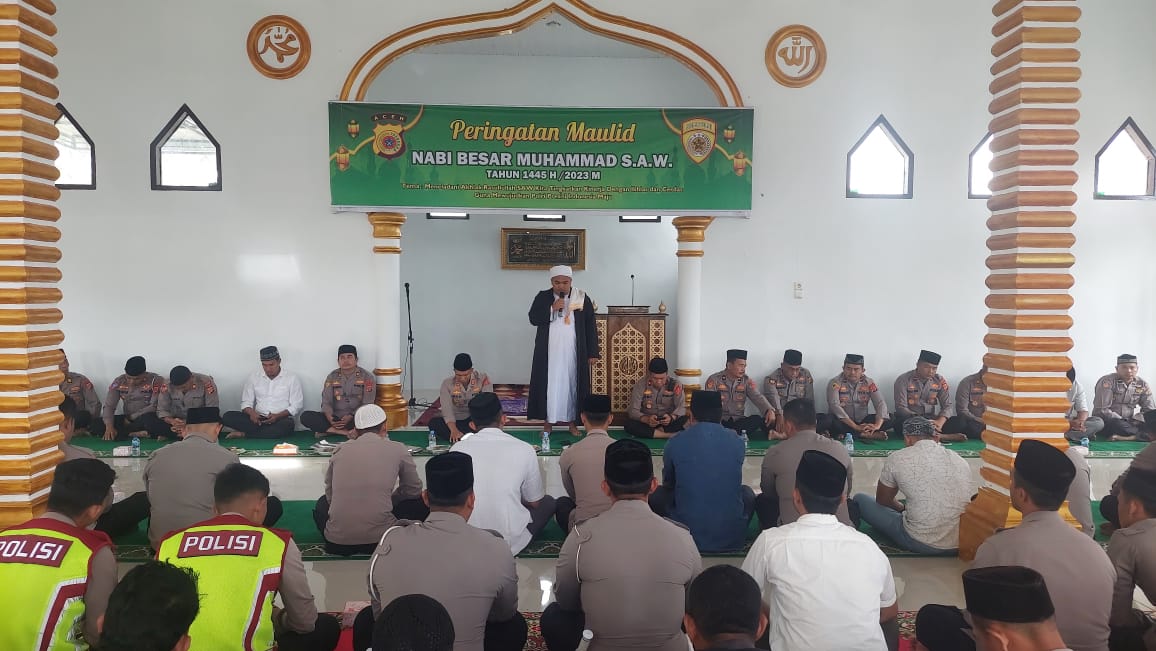 Peringatan Maulid Nabi Besar Muhammad SAW Tahun 1445 H/2023 Masehi di Polres Gayo Lues