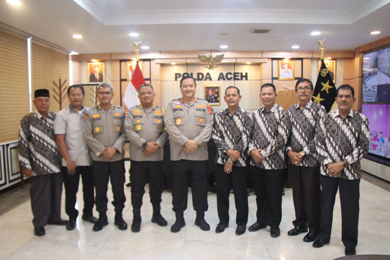Persatuan Purnawirawan Polri Audiensi Dengan Kapolda Aceh