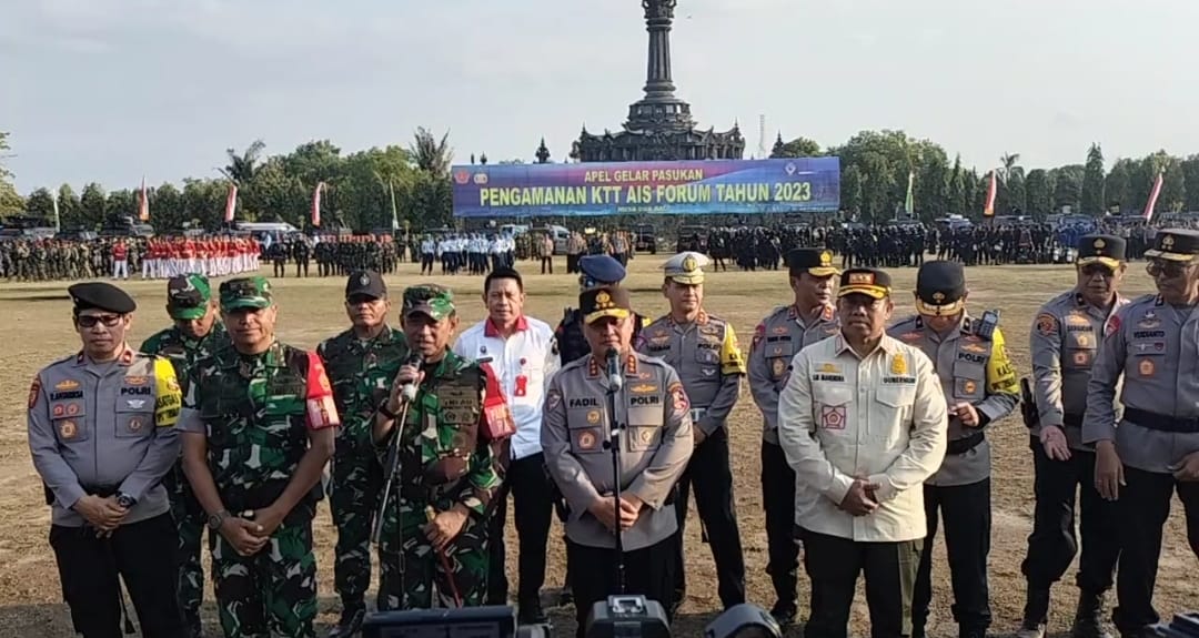 Sinergitas TNI-Polri serta Masyarakat Bali Siap Amankan KTT AIS Forum 2023