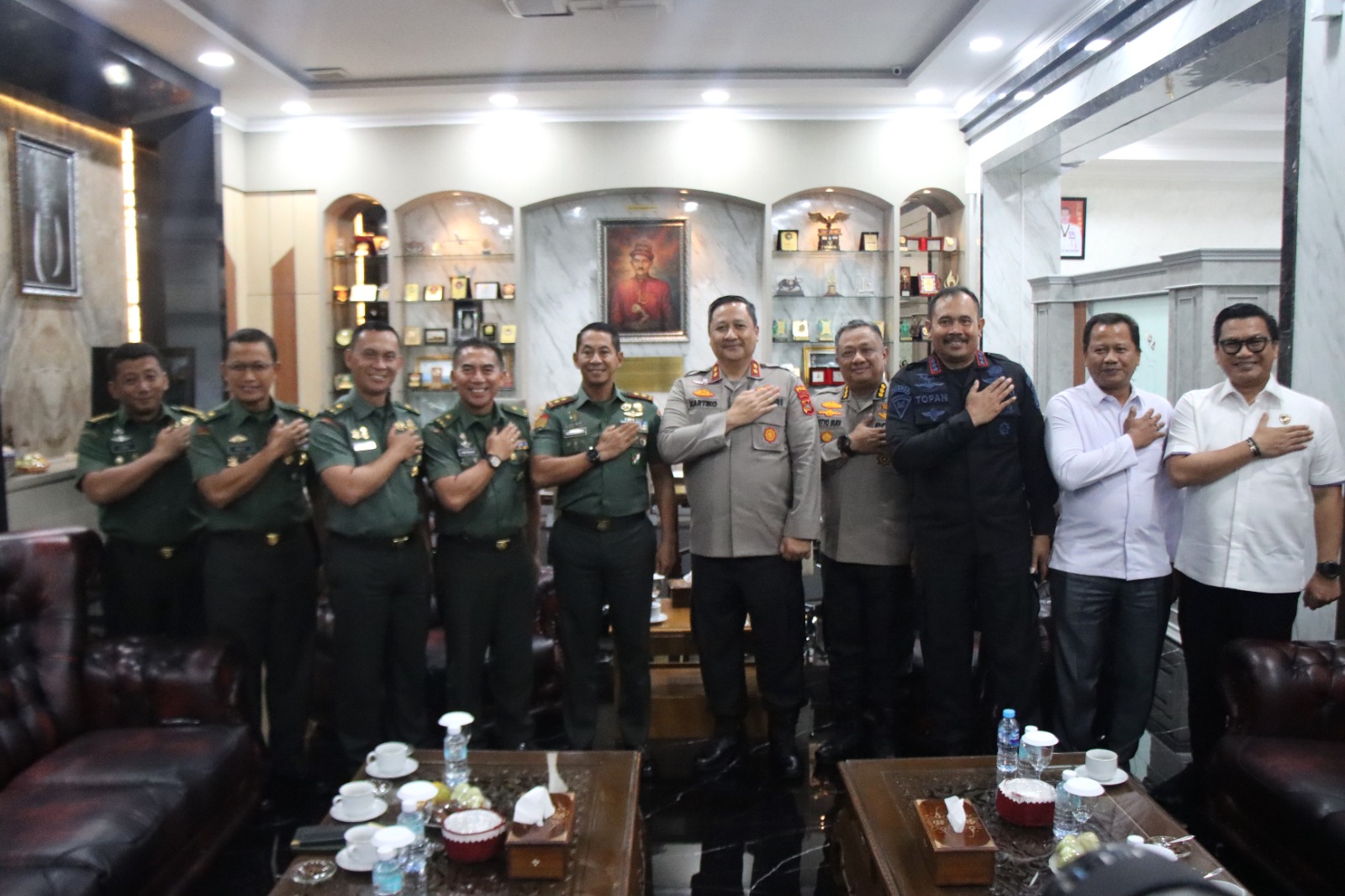 Pangdam IM Sambut Kunjungan Kerja Kapolda Aceh