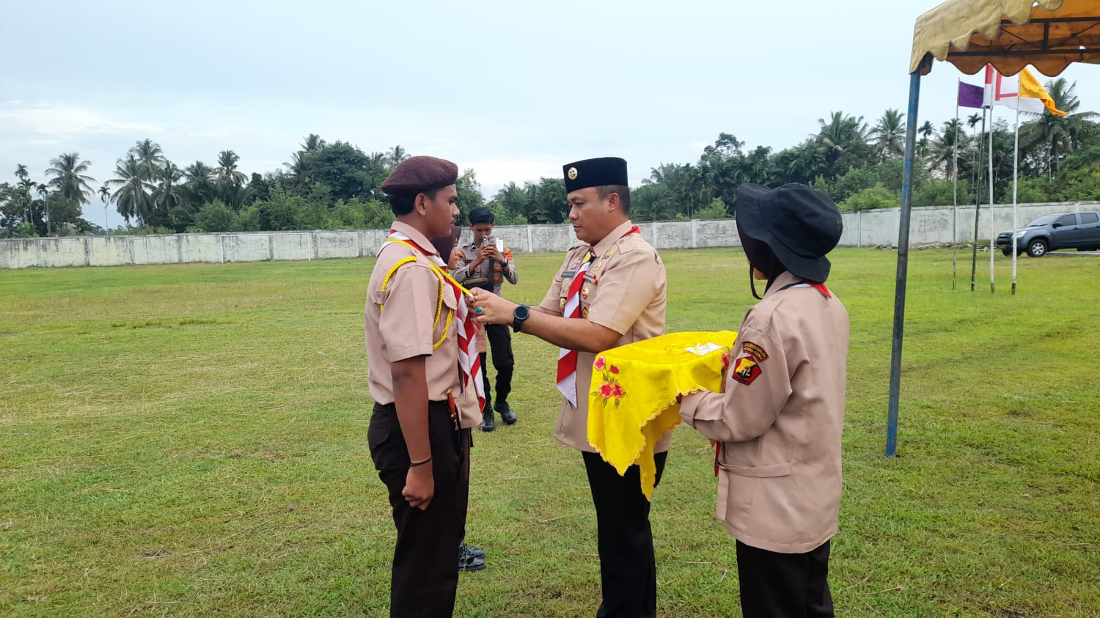 Wakapolres Aceh Barat Pimpin Upacara Pembukaan Perkemahan Saka Bhayangkara