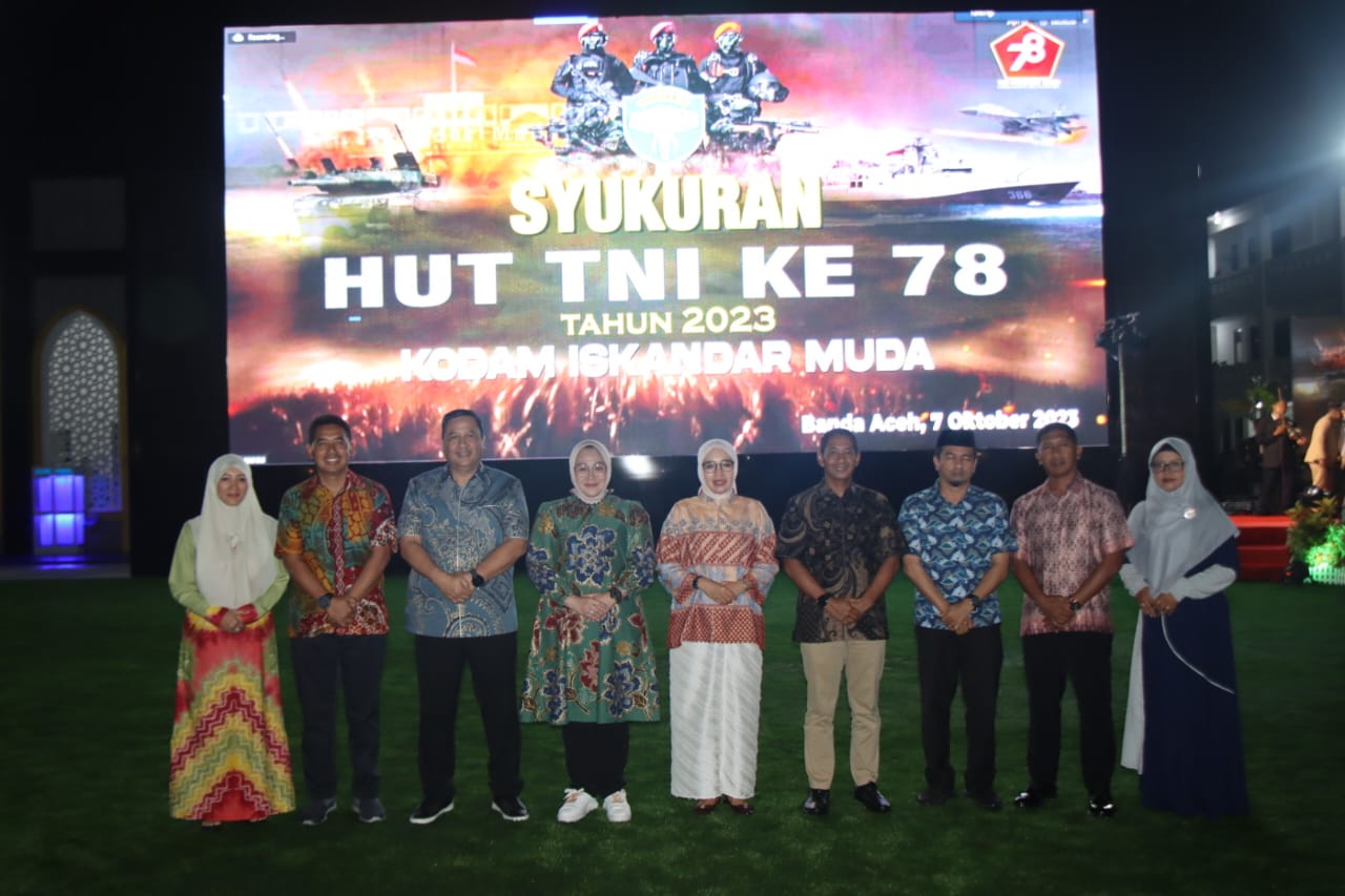 Kapolda Aceh Hadiri Syukuran Hut TNI Ke 78