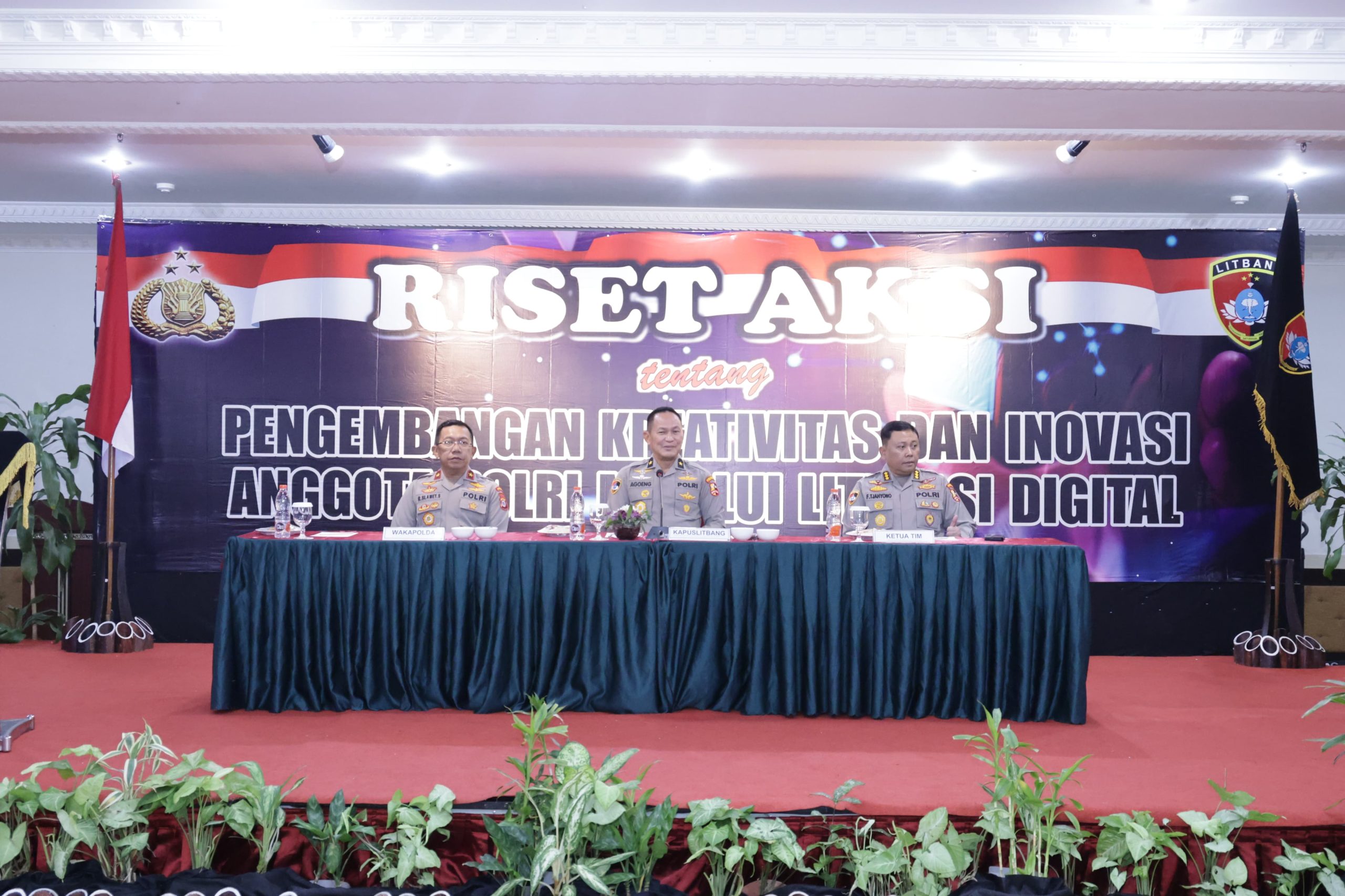 Puslitbang Polri Gelar Riset Aksi Pengembangan Kreativitas dan Inovasi Anggota Polri melalui Literasi Digital di Yogyakarta