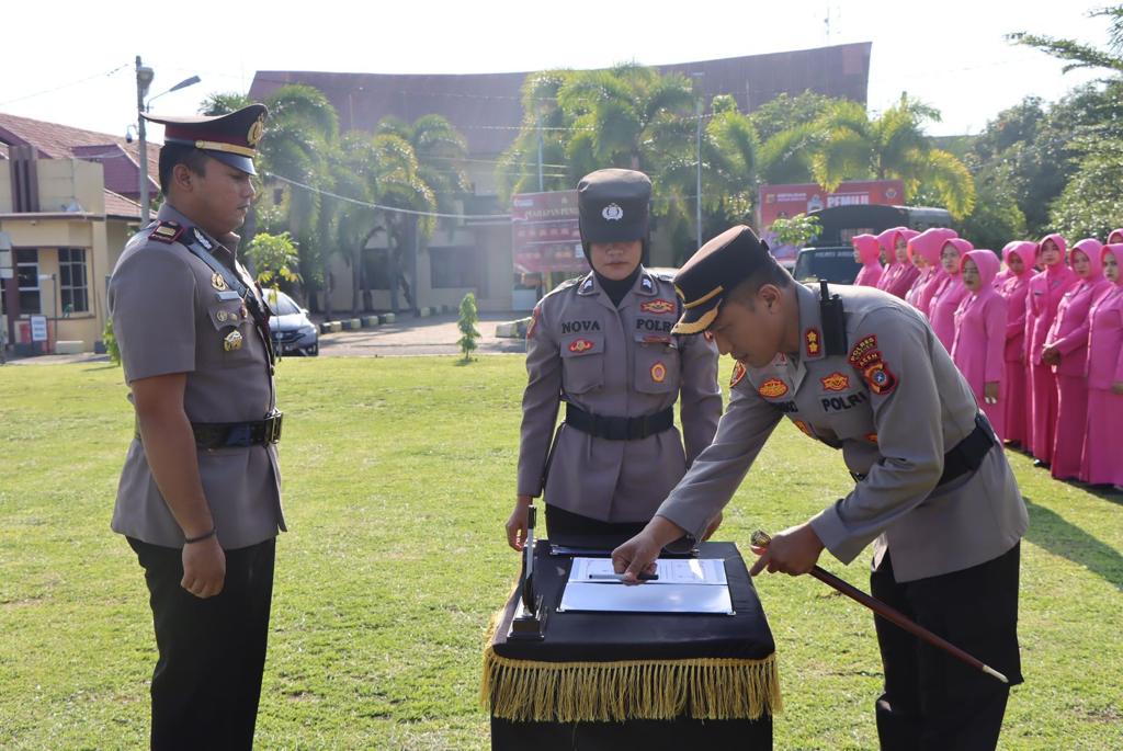 Polres Bireuen Gelar Upacara Penyerahan Jabatan dan Penghargaan Prestasi Quick Wins