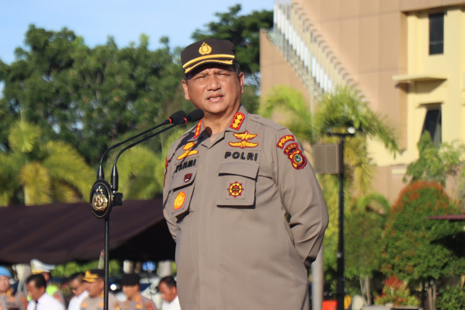 Wakapolda Aceh Pimpin Apel Perdana Di Mapolda Aceh