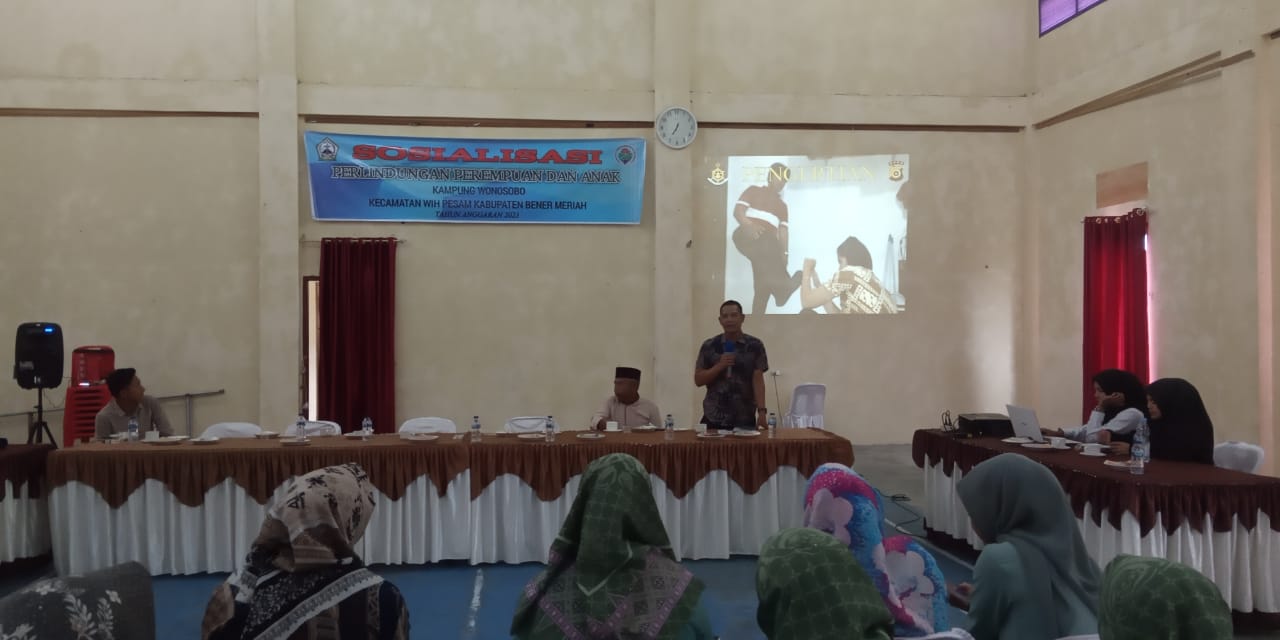 Satreskrim Polres Bener Meriah Sosialisasi Tentang Perlindungan Perempuan dan Anak