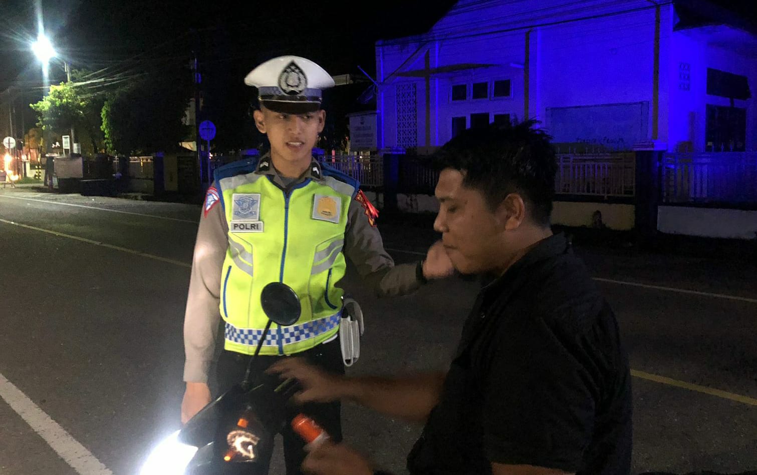 Antisipasi kejahatan jalanan Satlantas Polres Aceh Selatan lakukan Patroli malam