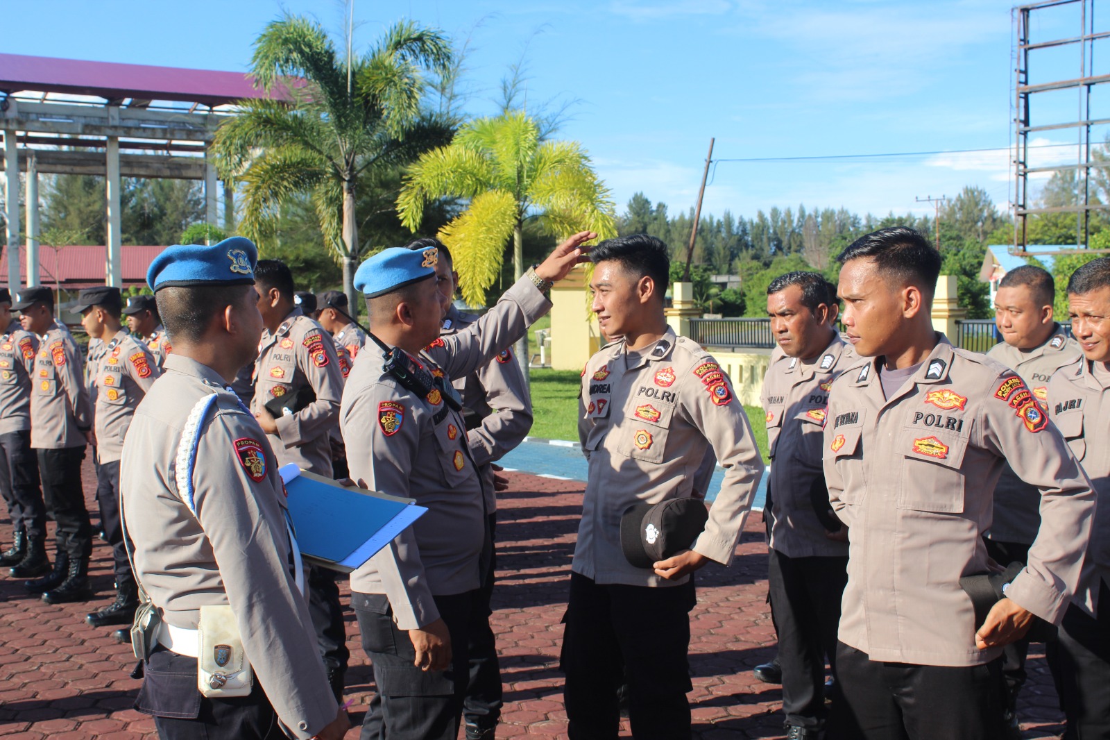 Sipropam Polres Aceh Jaya Himbauan Personel Hindari Pelanggaran Pada Saat Kegiatan Gaktibplin