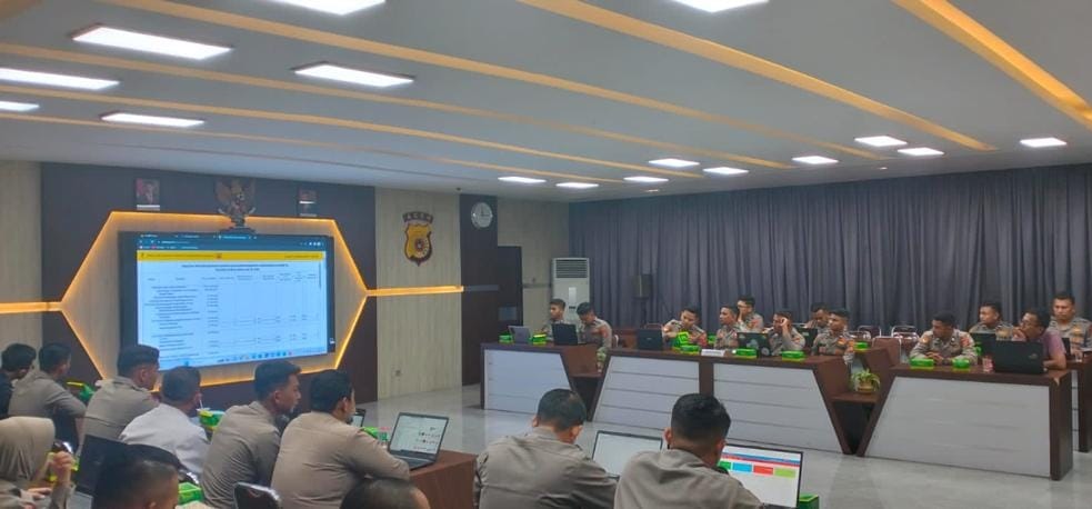 Rorena Polda Aceh Perkenalkan Aplikasi Pengendalian Anggaran