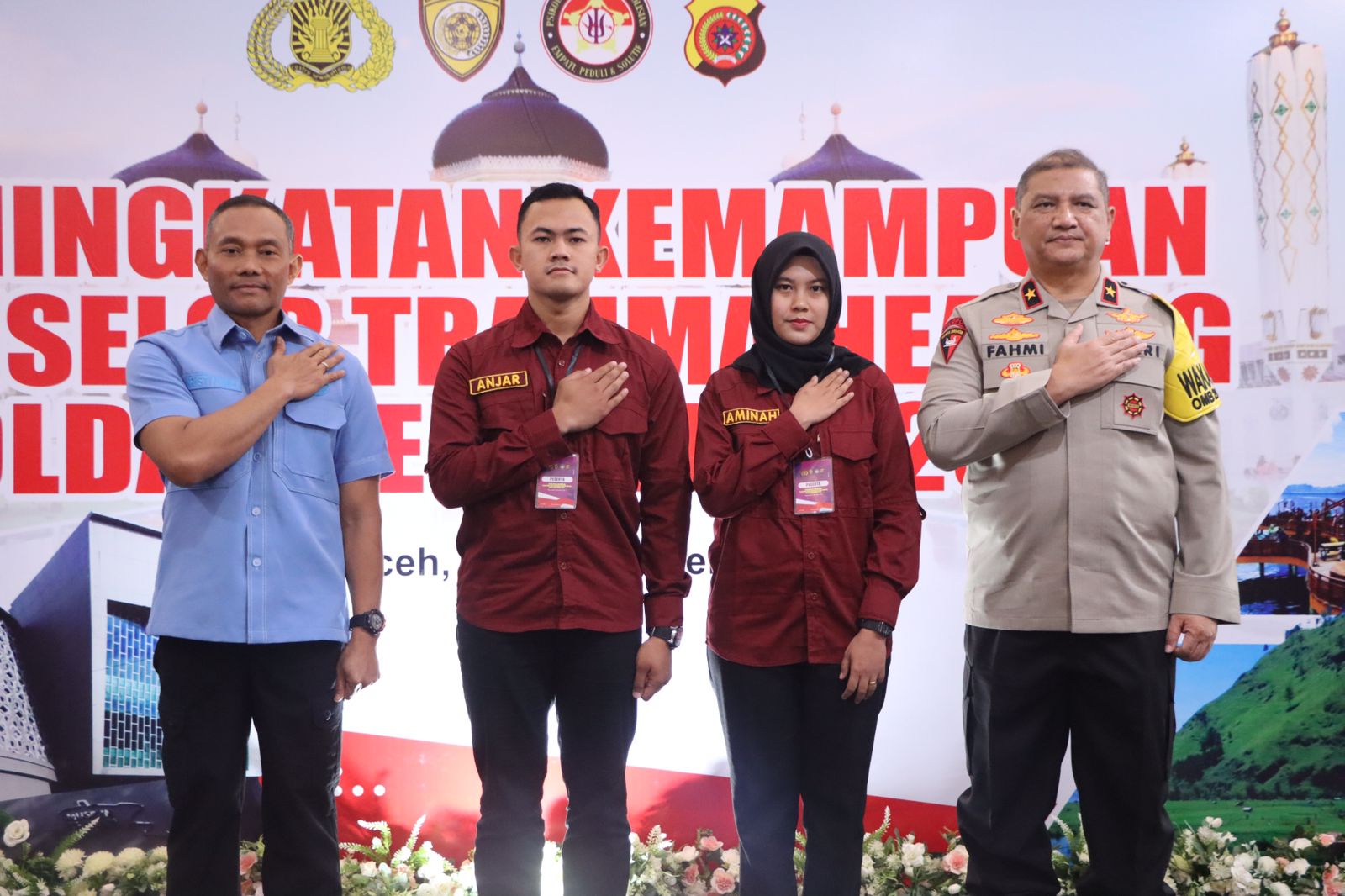 Wakapolda Aceh Buka Pelatihan Peningkatan Kemampuan Konselor Trauma Healing Polda Aceh