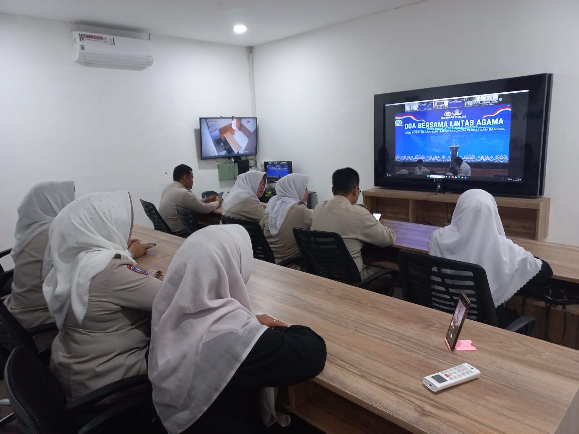 Dewan Pengurus Korpri Polda Aceh Hadiri Do’a Bersama Lintas Agama Secara Virtual